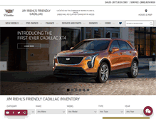 Tablet Screenshot of jimriehlcadillac.com